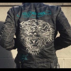 Ed Hardy Limited Edition Moto Tiger Jacket.
